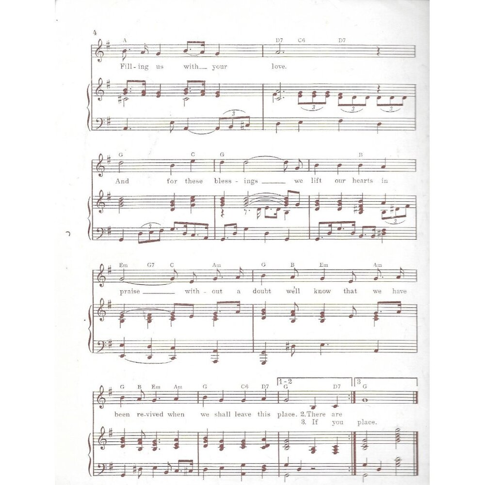 Sweet Sweet Spirit Sheet Music 1965 Doris Akers Gospel Piano Vocal - Picture 2 of 3